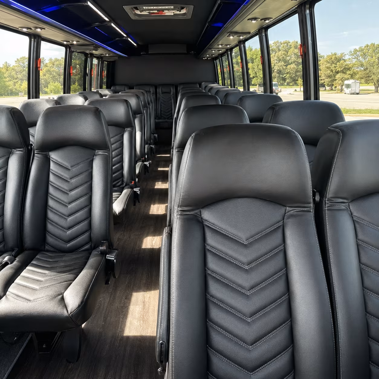 Orlando Airport Shuttle & Transportation party bus exterior