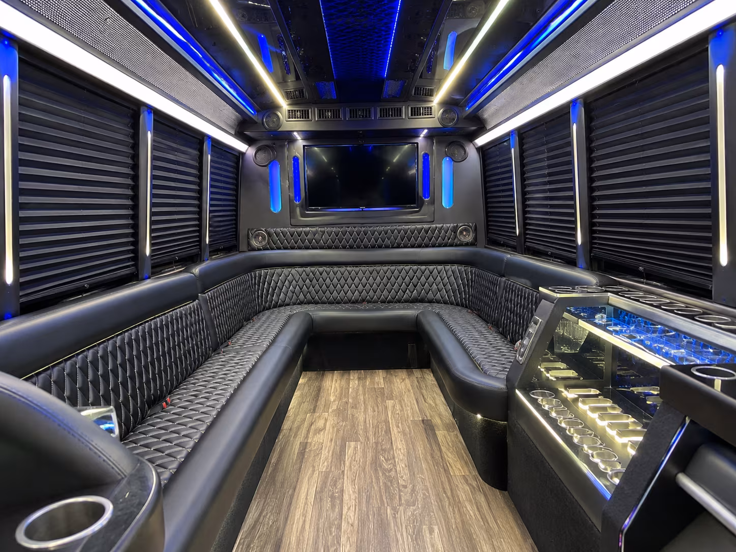 Orlando Bachelor & Bachelorette Transportation party bus exterior