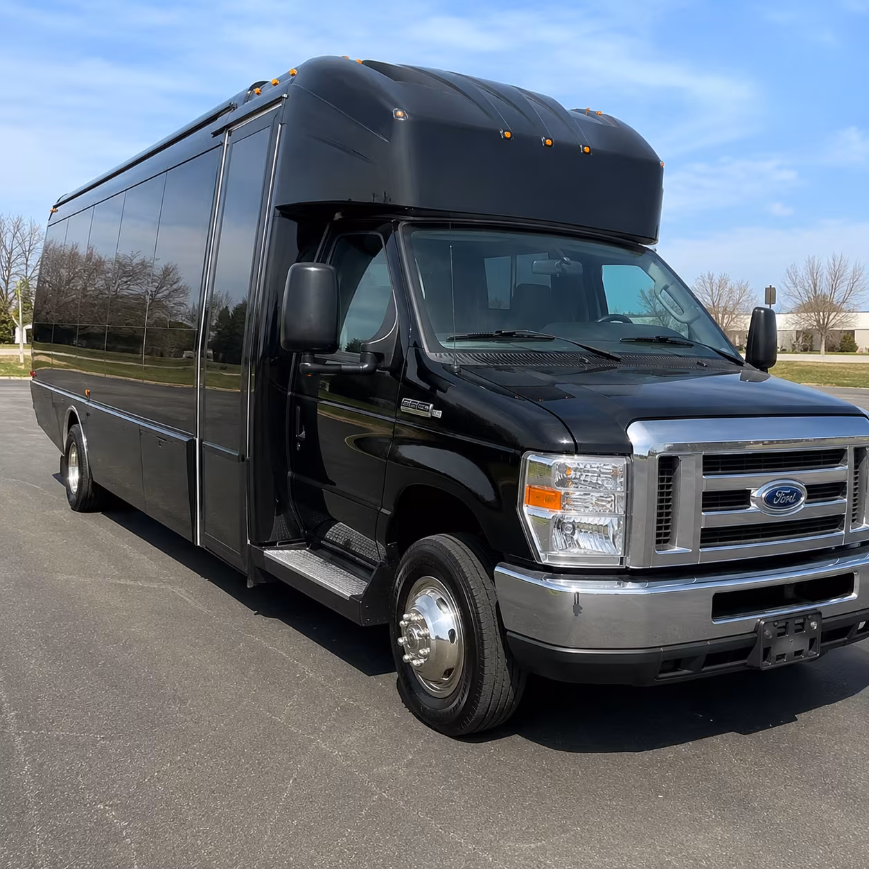 Orlando Private Event Transportation party bus exterior