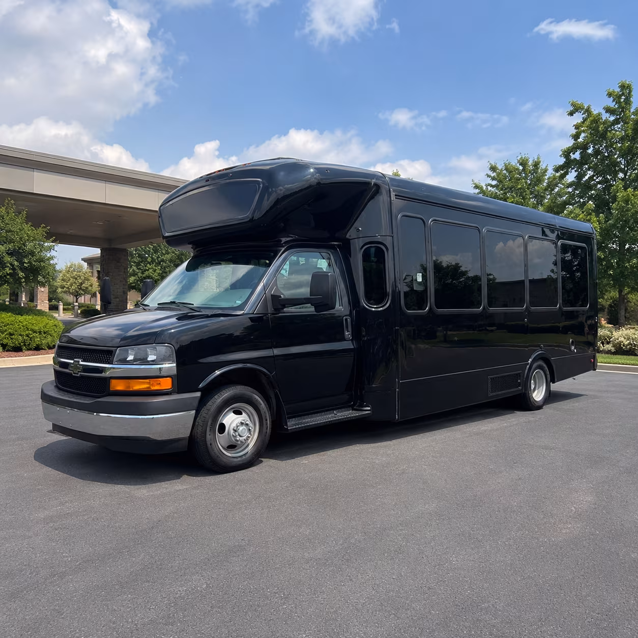 Orlando Private Event Transportation party bus exterior
