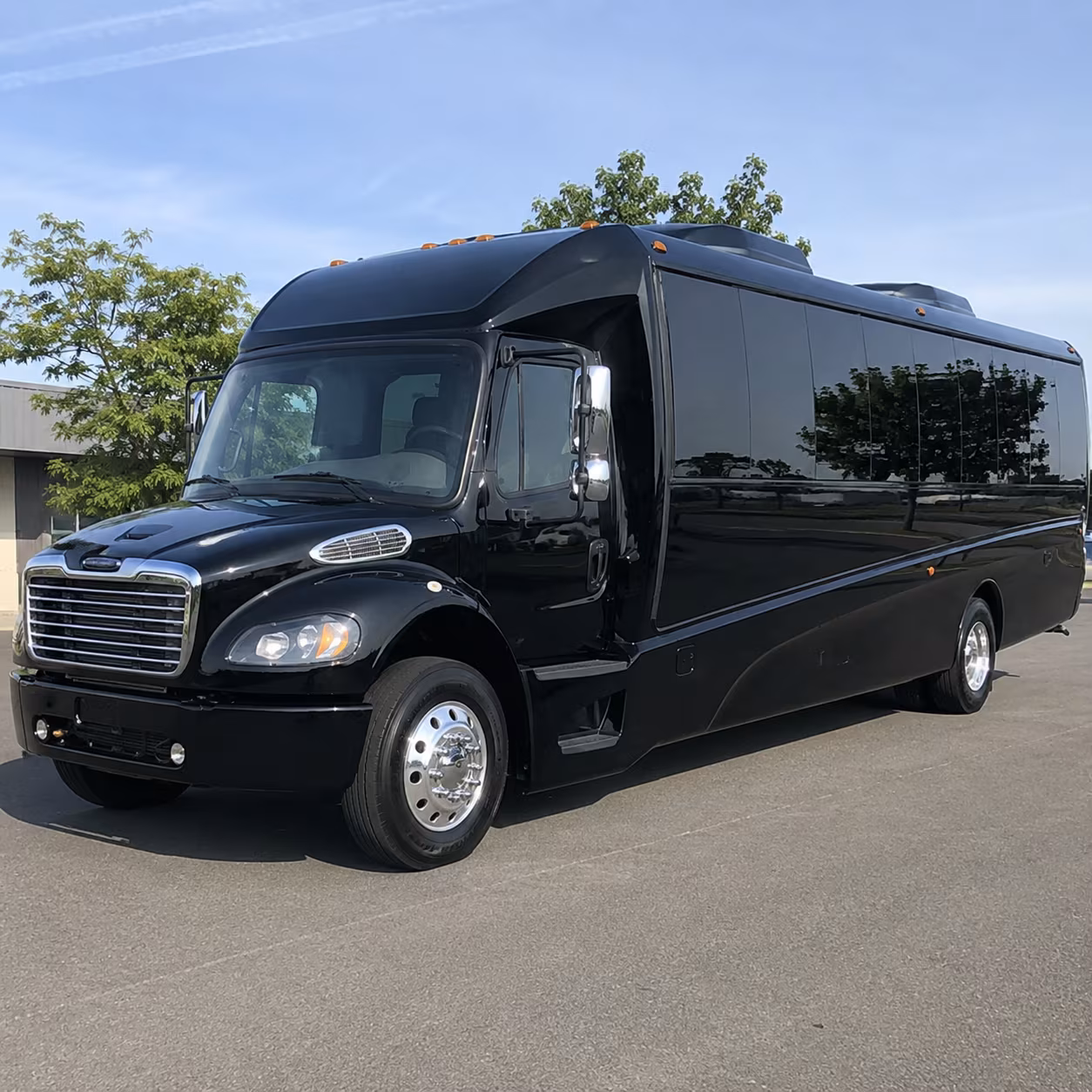 Orlando School Event Transportation party bus exterior