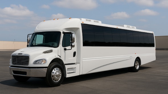 Exterior of Charter Bus Company Tampa's 30 Passenger Party Bus in Tampa