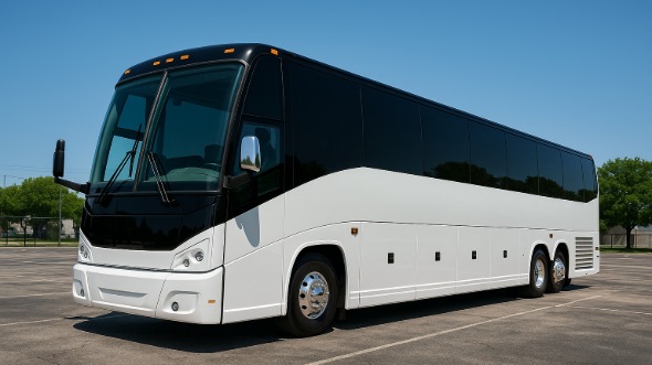 Exterior of Charter Bus Company Orlando's 44 Passenger Charter Bus in Orlando