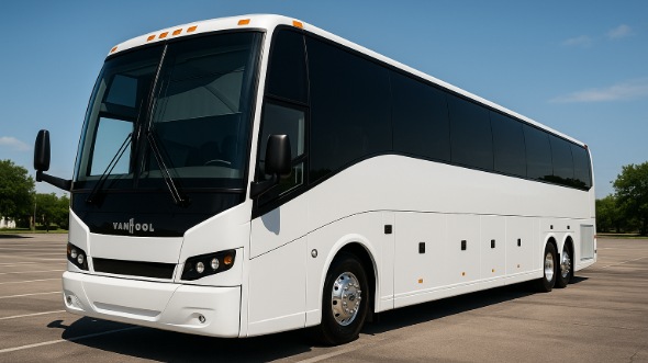Exterior of Charter Bus Company Orlando's 45 Passenger Charter Bus in Orlando