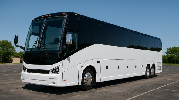 Exterior of Charter Bus Company Ocala's 50 Passenger Party Bus in Ocala