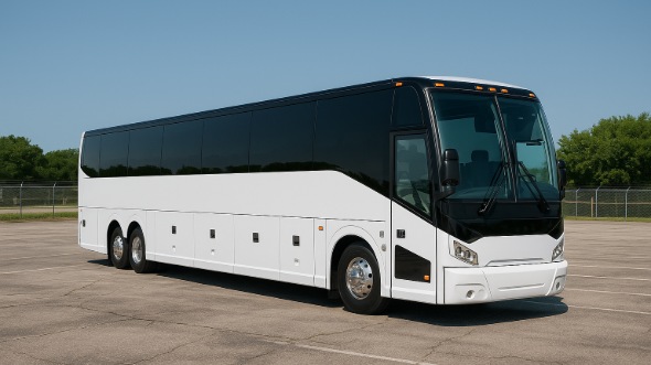 Exterior of Charter Bus Company Orlando's 54 Passenger Charter Bus in Orlando