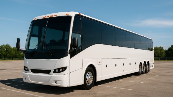 Exterior of Charter Bus Company Orlando's 56 Passenger Charter Bus in Orlando