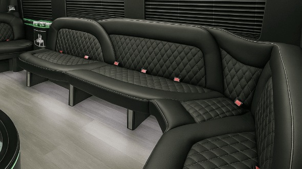 orlando 14 passenger sprinter limousine interior