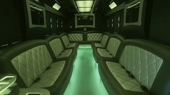 orlando 20 passenger party bus interior
